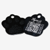 Paw-Shaped QR Code Pet ID Tag – Aluminum, Connected to Swiss Data Platform