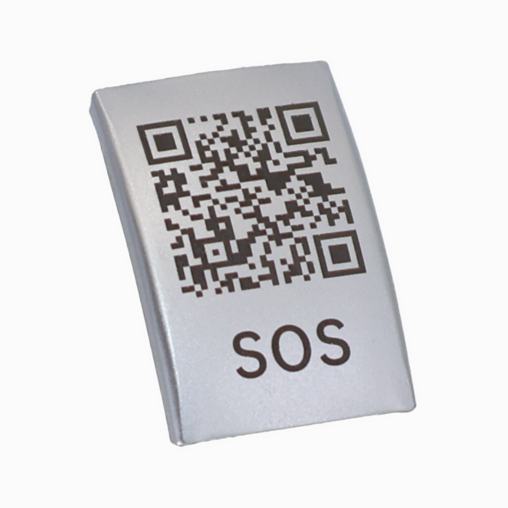 Ersatzklammer für SOS Notfallarmband mit QR-Code
