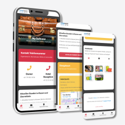 Gepäckanhänger / Luggage Tag mit QR Code und NFC Chip