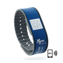 SOS Emergency Bracelet Silicone – QR & NFC Chip | Swiss Data Platform