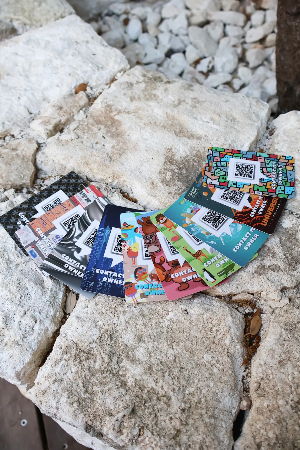 SOS Gepäckanhänger mit QR-Code